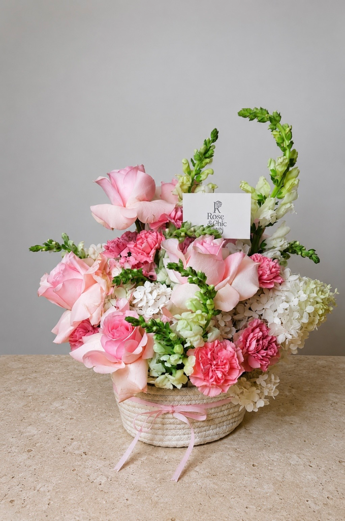 Arrangement rosé