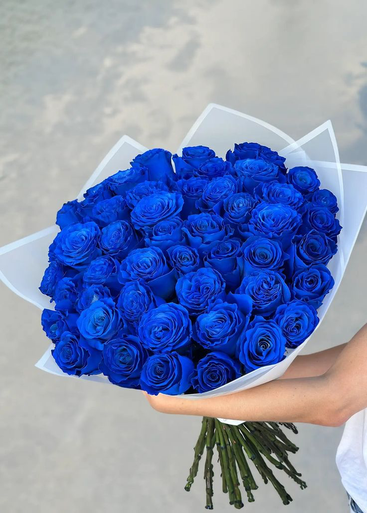 Roses bleus